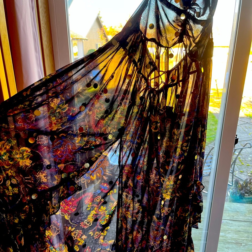 NWT *STUNNING double slit Free People Maxi Dress